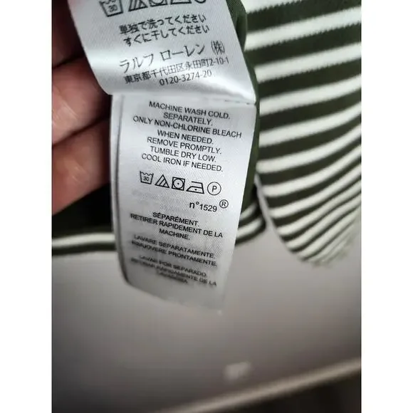 Lauren Ralph Lauren knit sweater blazer sz S olive green preppy old Money career - Picture 8 of 10